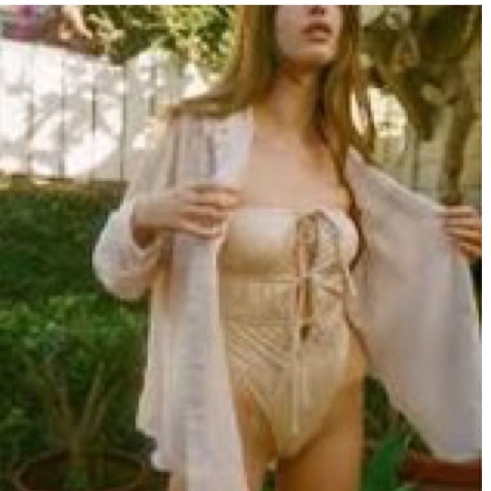UO Out From Under Solvig Strapless One